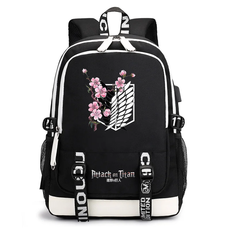 Рюкзак в стиле аниме «Атака Титанов», модный подростковый рюкзак с USB-портом, большой вместительный рюкзак, школьные сумки для студентов, дорожный рюкзак Mochila
Рюкзак в стиле аниме «Атака Титанов», модный подростковый рюкзак с USB-портом, большой вместительный рюкзак, школьные сумки для студентов, дорожный рюкзак Mochila
