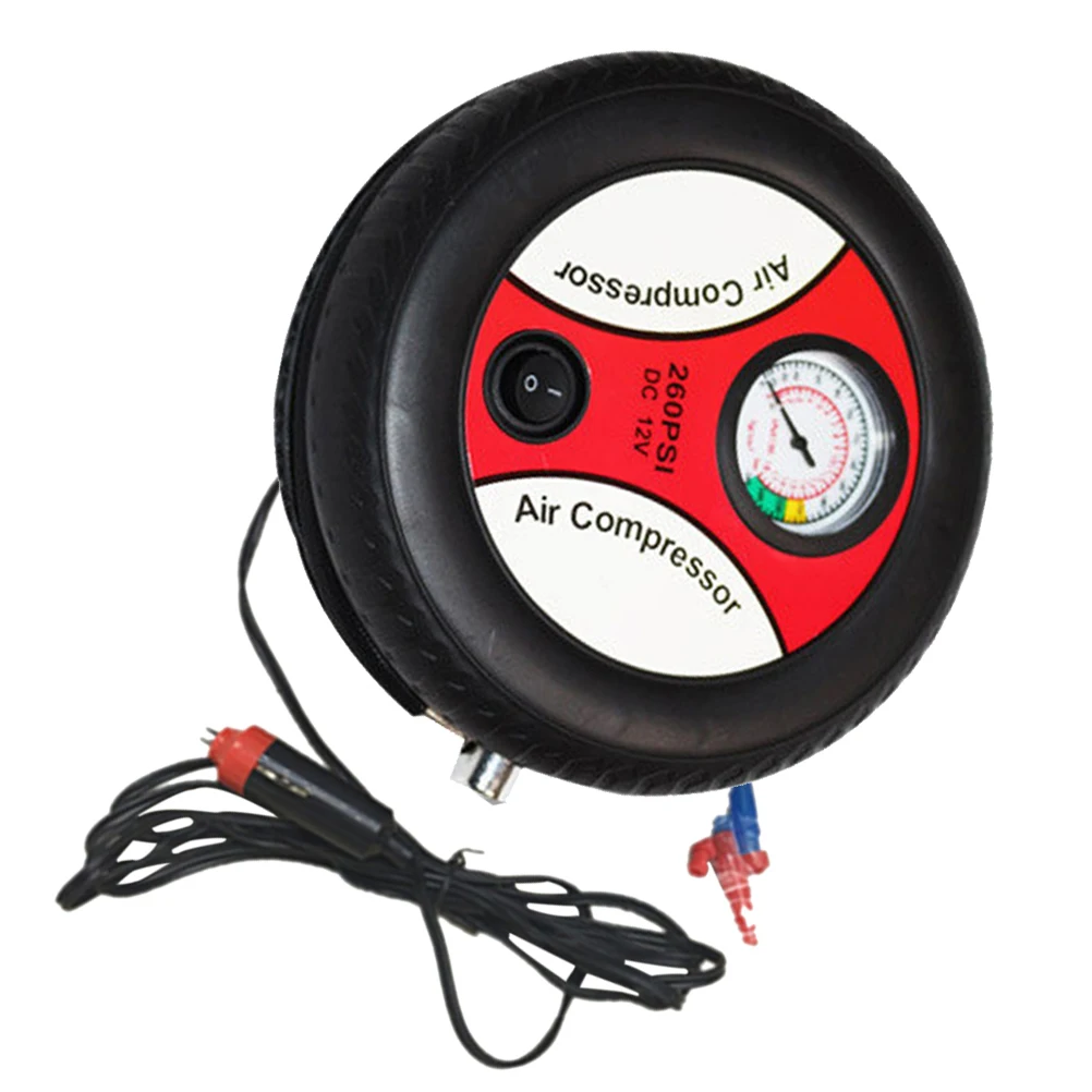 Portable Car Air Compressor 260 PSI Electric Tire Inflator for Vehicle Tires Visible Scale Lightweight Design Suitable Cars Not
Portable Car Air Compressor 260 PSI Electric Tire Inflator for Vehicle Tires Visible Scale Lightweight Design Suitable Cars Not