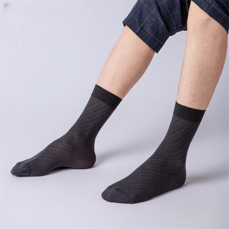 Miosam custom logo summer dress socks mid-length gentlemen socks silky cotton casual breathable comfortable solid socks for man
Miosam custom logo summer dress socks mid-length gentlemen socks silky cotton casual breathable comfortable solid socks for man
