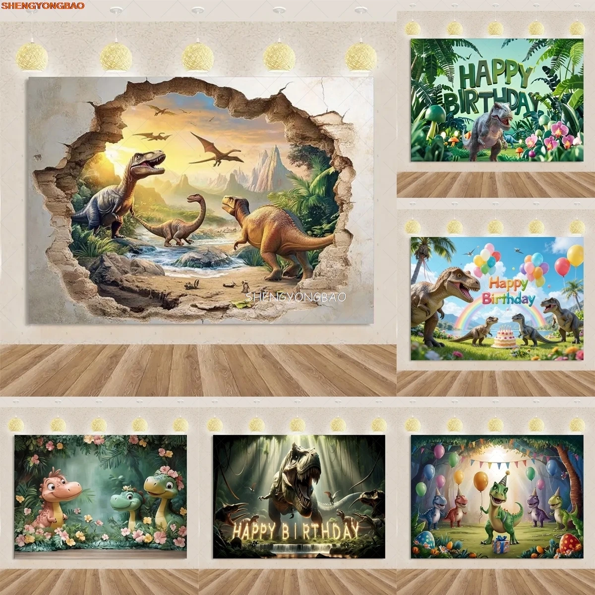 Tropical Jungle Dinosaur Birthday Background Jurassic Park Woodland Tyrannosaurus Rex Baby Shower Photography Backdrops TE-01
Tropical Jungle Dinosaur Birthday Background Jurassic Park Woodland Tyrannosaurus Rex Baby Shower Photography Backdrops TE-01
