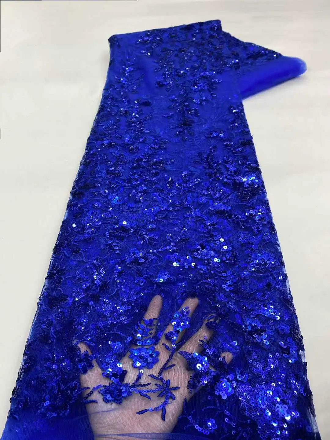 Luxury African Net Lace Fabric 2026 High Quality Sequins Lace Fabrics For Nigerian Wedding French Tulle Lace Fabric Dress Women
Luxury African Net Lace Fabric 2026 High Quality Sequins Lace Fabrics For Nigerian Wedding French Tulle Lace Fabric Dress Women