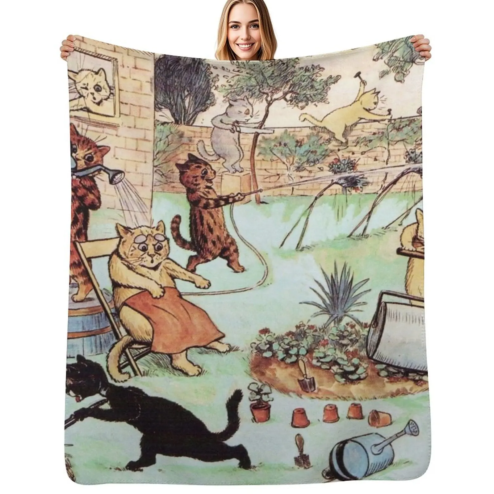 cats the gardeners Throw Blanket For Baby blankets ands Bed covers Blankets 
cats the gardeners Throw Blanket For Baby blankets ands Bed covers Blankets