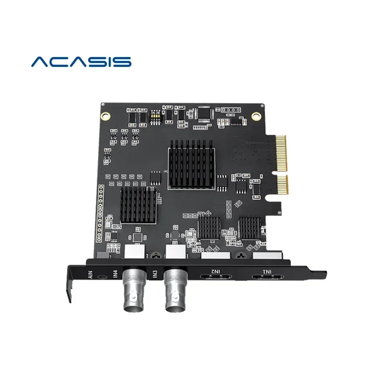 4-канальная карта захвата Acasis SDI/HD HD PCIE, карта видеозахвата 4k для Switch Game, прямая трансляция, запись Vmix
4-канальная карта захвата Acasis SDI/HD HD PCIE, карта видеозахвата 4k для Switch Game, прямая трансляция, запись Vmix