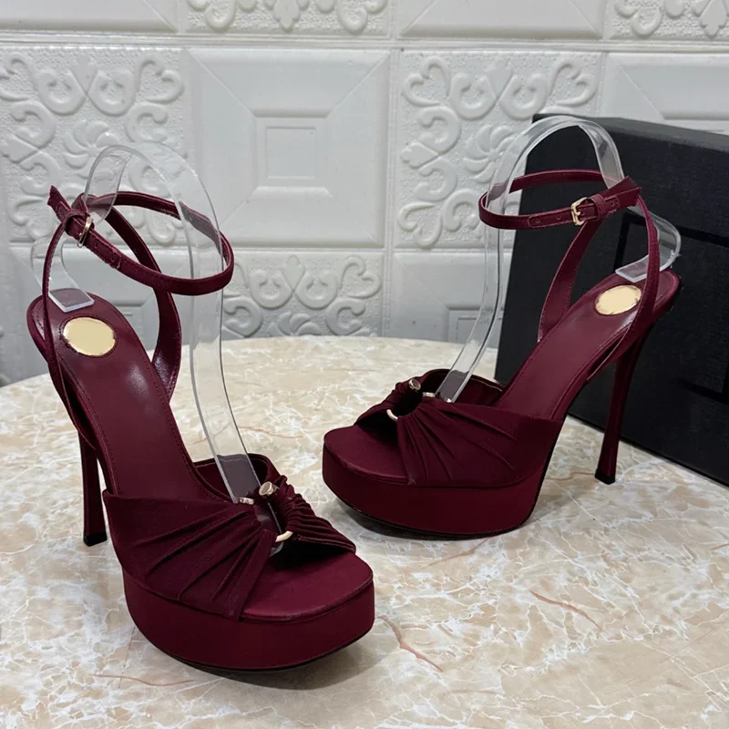 Platfrom Metal Decoration Square Toe Sandals Shallow Thin Heel Slingback Buckle Strap New Arrivals Fashion Women Modern Shoes
Platfrom Metal Decoration Square Toe Sandals Shallow Thin Heel Slingback Buckle Strap New Arrivals Fashion Women Modern Shoes