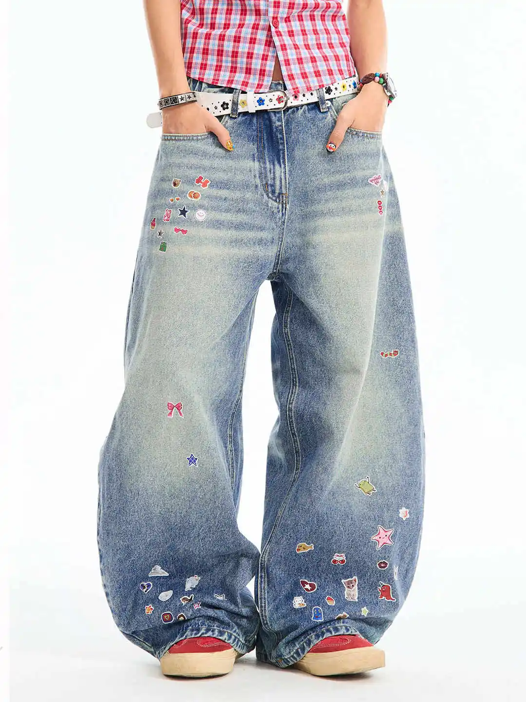 Blue Womens Jeans High Waist Vintage Straight Summer Y2K Classic Denim Pants Streetwear American Wide Leg Baggy Denim Trouser
Blue Womens Jeans High Waist Vintage Straight Summer Y2K Classic Denim Pants Streetwear American Wide Leg Baggy Denim Trouser