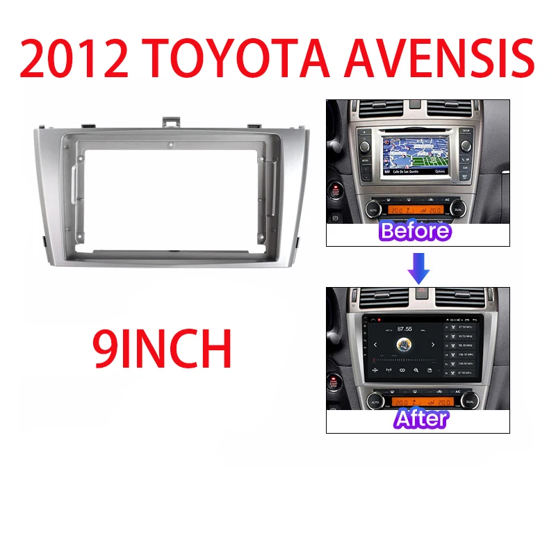 Double 2Din 9 inch For Toyota Avensis 2008 2009 2010 2011 2012 2013 2014 2015 mounting Frame Trim Installation Kit
Double 2Din 9 inch For Toyota Avensis 2008 2009 2010 2011 2012 2013 2014 2015 mounting Frame Trim Installation Kit