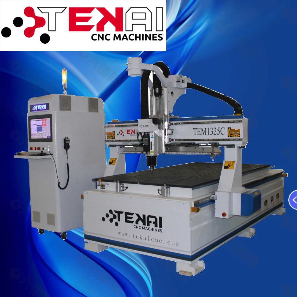 TEM1325C Cnc ATC Router Cutting Machinery Linear Type Automatic Tool Changer 3d Engraving Kit with Vacuum Table
TEM1325C Cnc ATC Router Cutting Machinery Linear Type Automatic Tool Changer 3d Engraving Kit with Vacuum Table