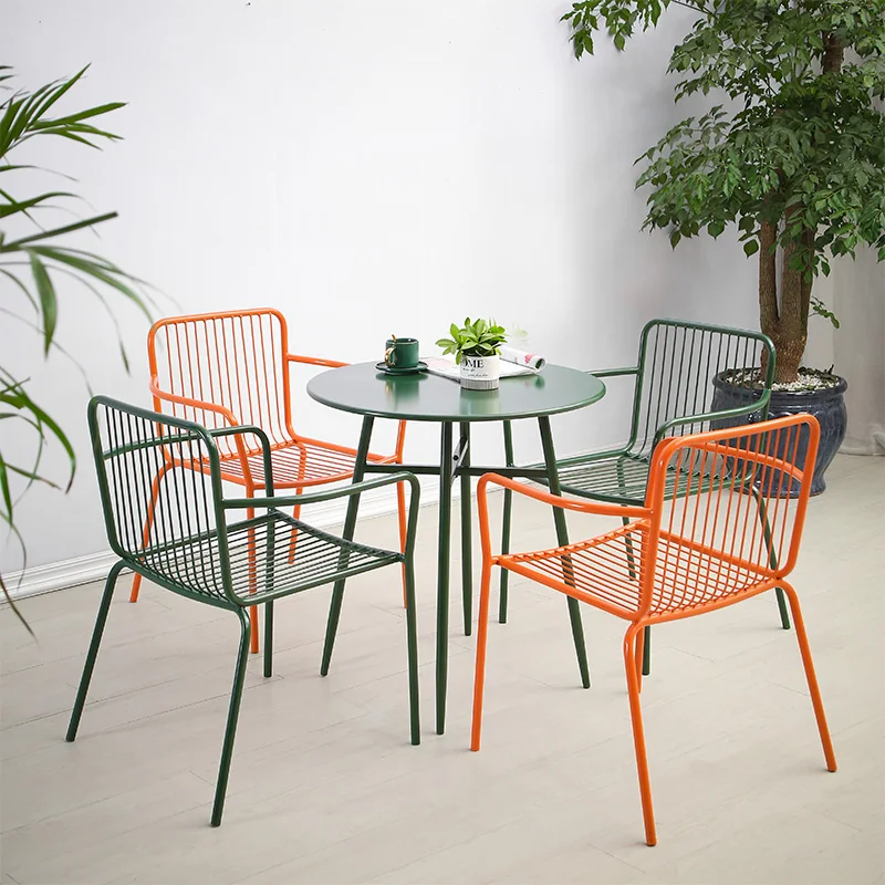 The product can be customized. Simple outdoor leisure aluminum art milk tea shop coffee shop balcony open-air garden
The product can be customized. Simple outdoor leisure aluminum art milk tea shop coffee shop balcony open-air garden