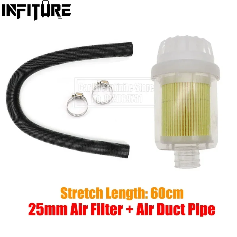 25mm Car Auto Diesel Parking Heater Air Intake Filter with Clip with intake pipe For Eberspacher Webasto Dometic
25mm Car Auto Diesel Parking Heater Air Intake Filter with Clip with intake pipe For Eberspacher Webasto Dometic