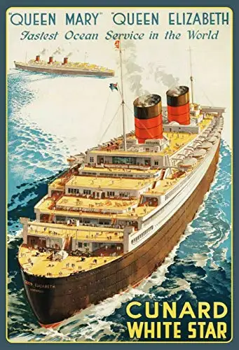 Cunard белая звезда паровой корабль тема металлический жестяной знак 8x12 дюймов домашняя кухня
Cunard белая звезда паровой корабль тема металлический жестяной знак 8x12 дюймов домашняя кухня