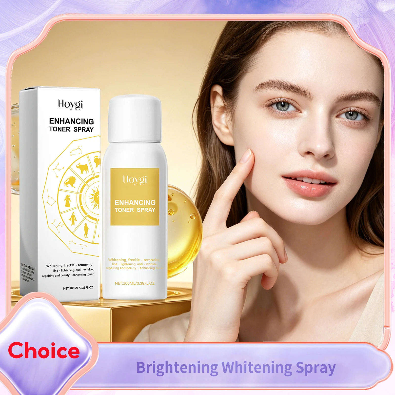 Hyaluronic Acid Face Mist Spray Deep Moisturizing Brightening Glow Skin Relieve Redness Soothing Oil Control Nourish Face Toner
Hyaluronic Acid Face Mist Spray Deep Moisturizing Brightening Glow Skin Relieve Redness Soothing Oil Control Nourish Face Toner