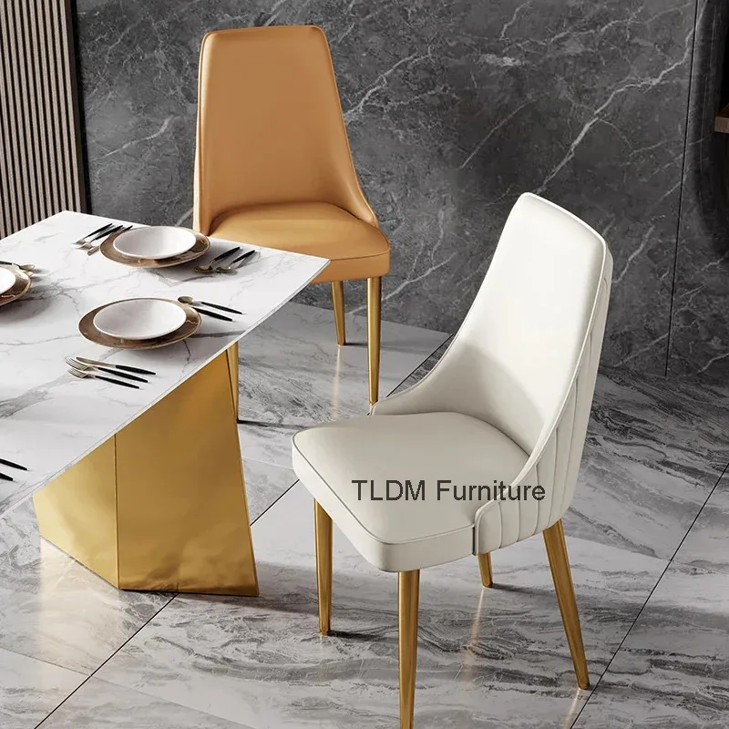 Королева Свадебные обеденные стулья Гостиная Роскошный современный ресторан Медитация Кожаное итальянское кресло для отдыха Nordic Sillas Furniture 
Королева Свадебные обеденные стулья Гостиная Роскошный современный ресторан Медитация Кожаное итальянское кресло для отдыха Nordic Sillas Furniture