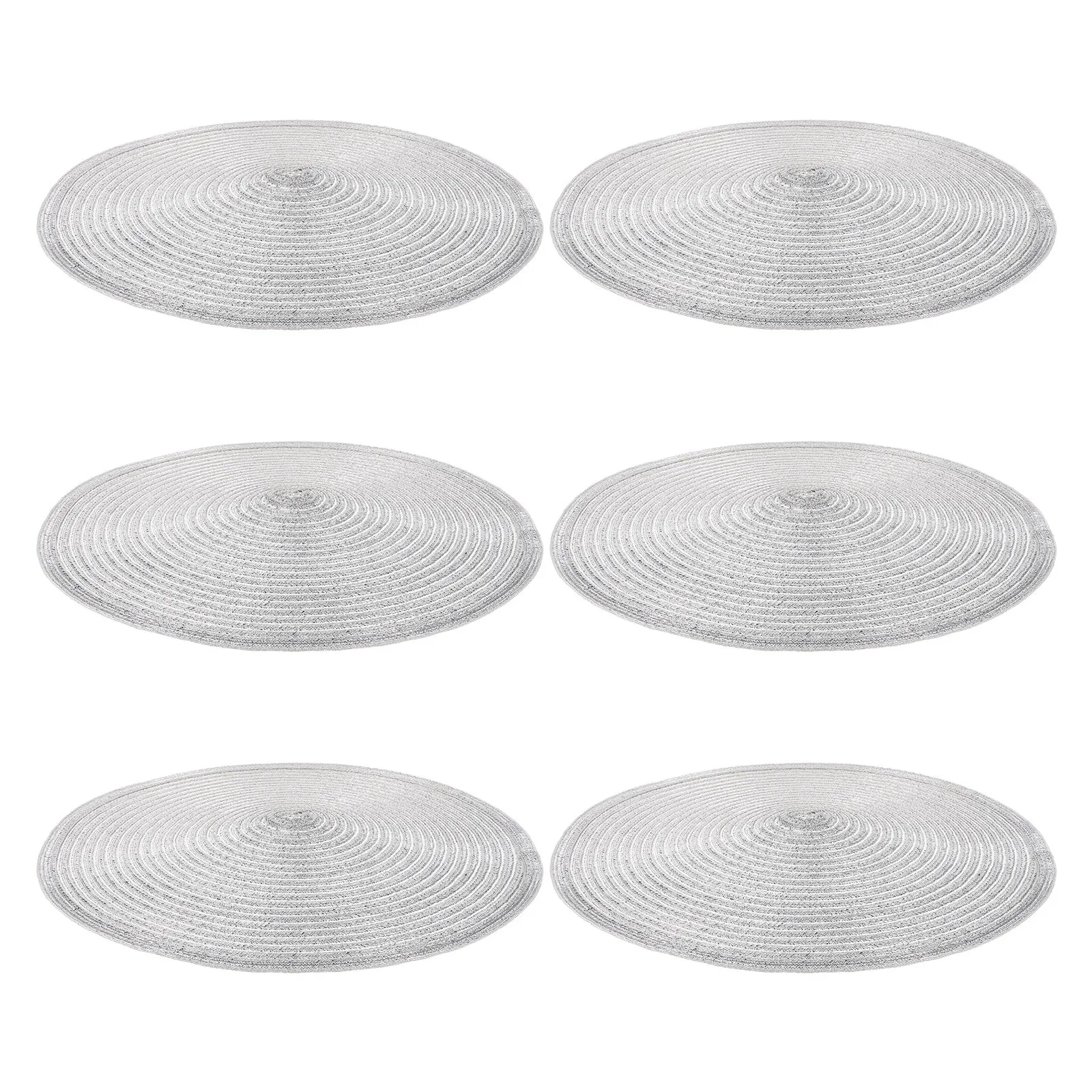 6Pcs Cotton Woven Round Placemats Heat Resistant Hot Pot Holder Hot Plate Mat Kitchen Table Protector Dining Coaster
6Pcs Cotton Woven Round Placemats Heat Resistant Hot Pot Holder Hot Plate Mat Kitchen Table Protector Dining Coaster