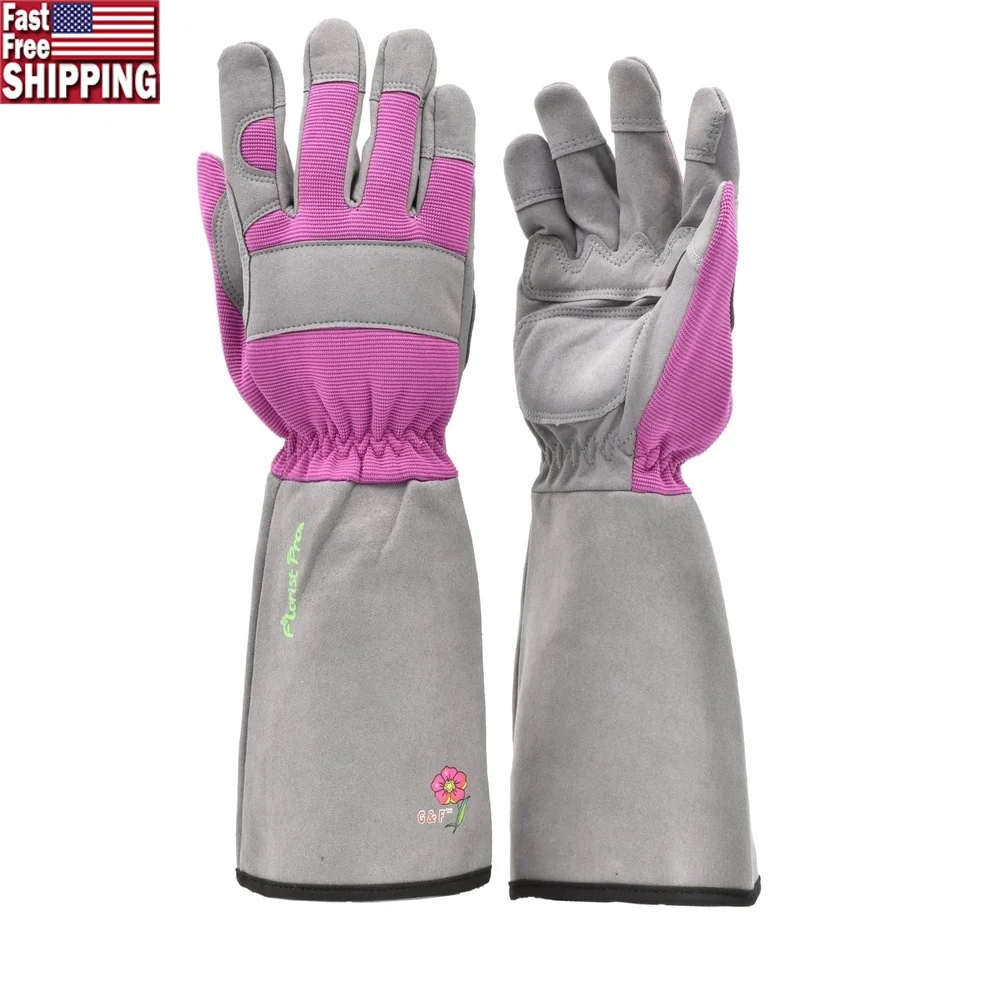 Durable Elbow Length Gardening Gloves with Reinforced Protection Breathable Cowhide Leather Padded Palm Comfortable Fit Women
Durable Elbow Length Gardening Gloves with Reinforced Protection Breathable Cowhide Leather Padded Palm Comfortable Fit Women