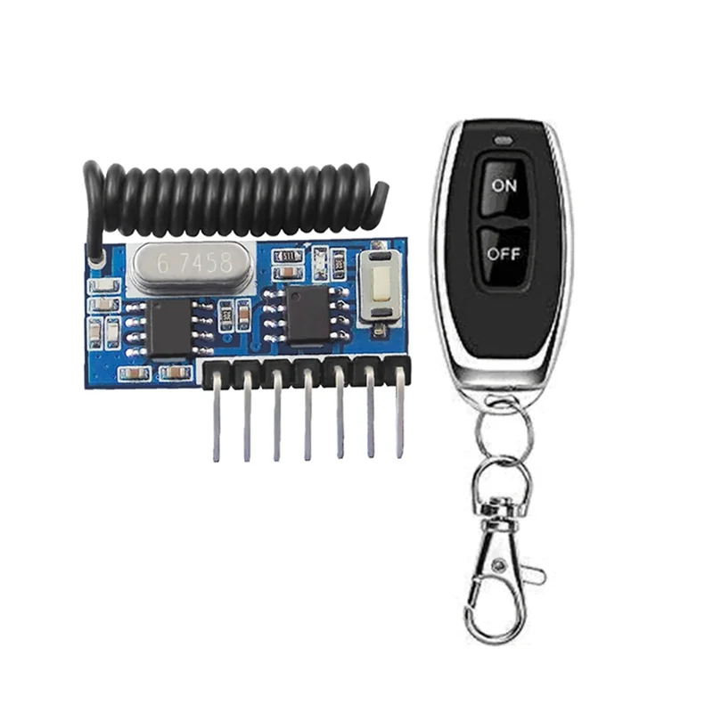 REPLA-2X 315Mhz RF Receiver Learning Code Decoder Module Wireless 4 CH Output For Remote Controls 1527 2262 Encoding
REPLA-2X 315Mhz RF Receiver Learning Code Decoder Module Wireless 4 CH Output For Remote Controls 1527 2262 Encoding