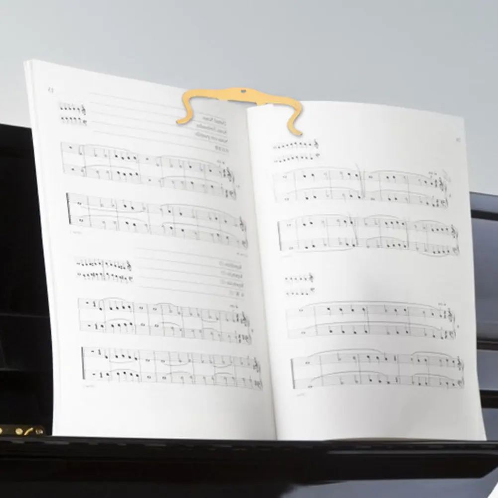 Professional Iron Metal Music Book Clip Compact Sheet Music Page Holder Portable for Piano Score Guitarist Musician
Professional Iron Metal Music Book Clip Compact Sheet Music Page Holder Portable for Piano Score Guitarist Musician