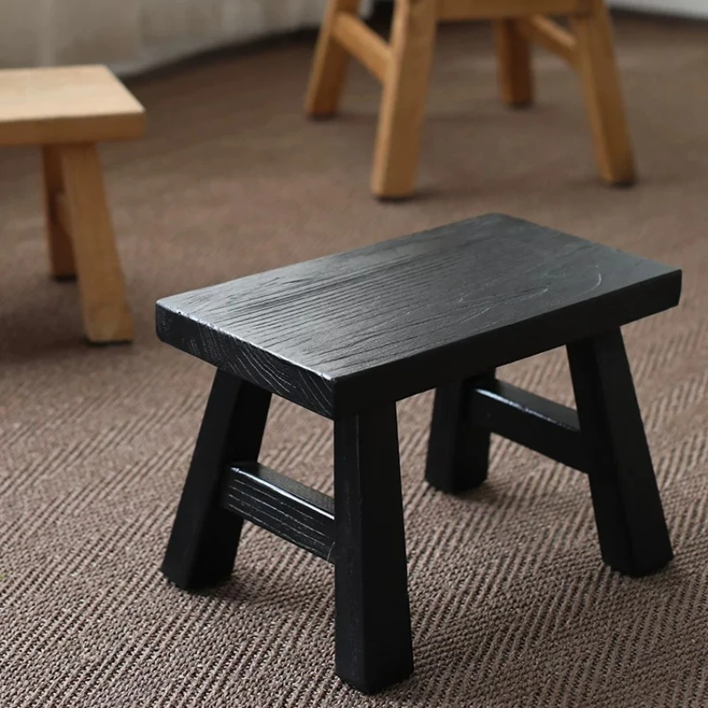Solid Wooden Low Stool for Home Multifunctional Foot Washing Seat Black Mid-Century Dining Stool Kindergarten Children's Chair
Solid Wooden Low Stool for Home Multifunctional Foot Washing Seat Black Mid-Century Dining Stool Kindergarten Children's Chair