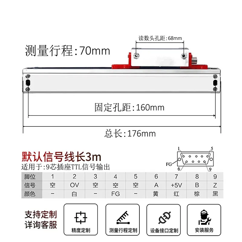 High Precision KA300 Grating Ruler Digital Display Milling Machine Grinding Machine Wire Cutting Digital Display Ruler
High Precision KA300 Grating Ruler Digital Display Milling Machine Grinding Machine Wire Cutting Digital Display Ruler