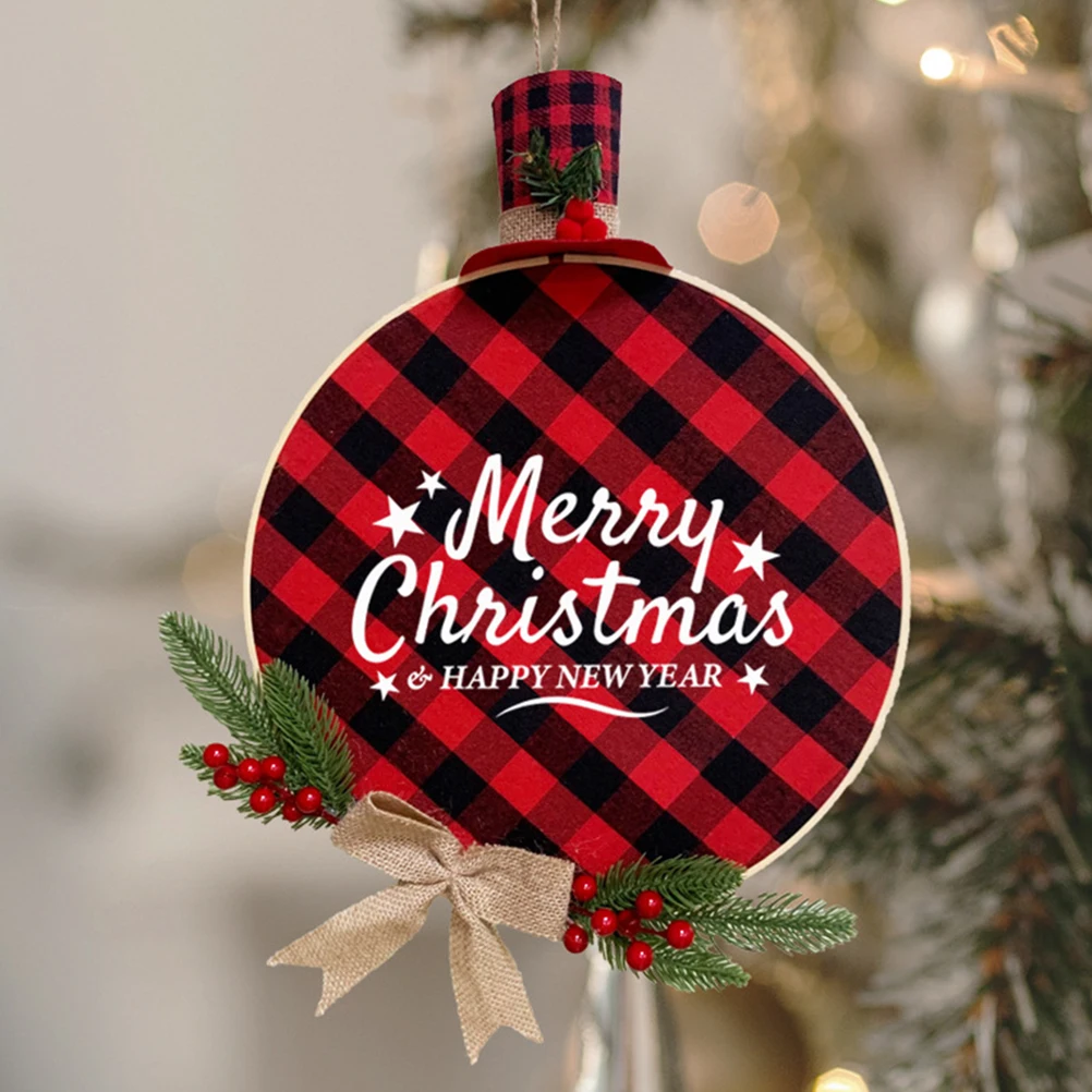1pc Christmas Wreath Hanging Sign Holiday Home Decoration Outdoor Indoor Tree Door Wall Decor Bright Unique Design
1pc Christmas Wreath Hanging Sign Holiday Home Decoration Outdoor Indoor Tree Door Wall Decor Bright Unique Design