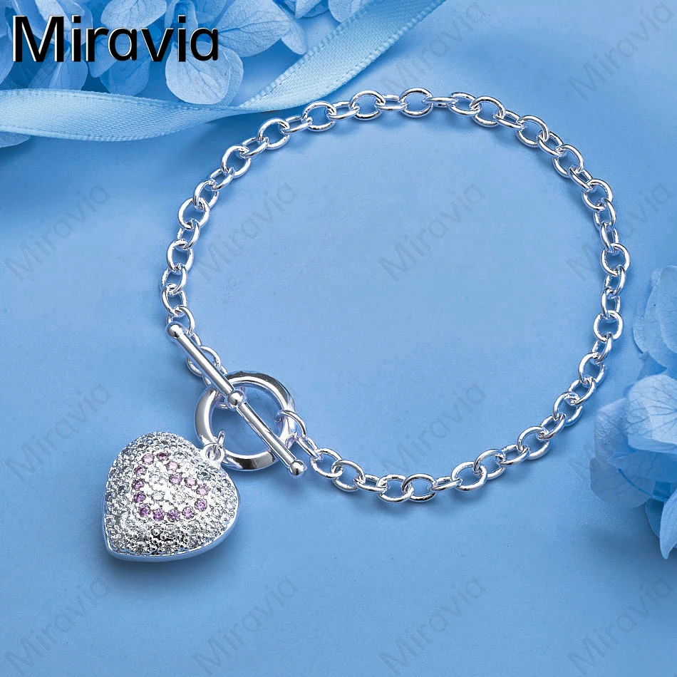 Miravia 925 Sterling Silver Heart Inlaid Zircon Small Ring Chain Bracelet Women'S Charm Fashion Wedding Jewelry
Miravia 925 Sterling Silver Heart Inlaid Zircon Small Ring Chain Bracelet Women'S Charm Fashion Wedding Jewelry