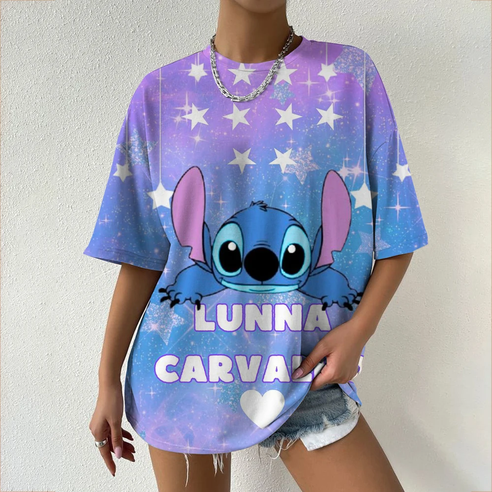 2025 Summer Disney Lilo Stitch 3d Print T-shirts For Women Cute Lady Summer T-shirts Casual O-neck Stitch T-shirts
2025 Summer Disney Lilo Stitch 3d Print T-shirts For Women Cute Lady Summer T-shirts Casual O-neck Stitch T-shirts