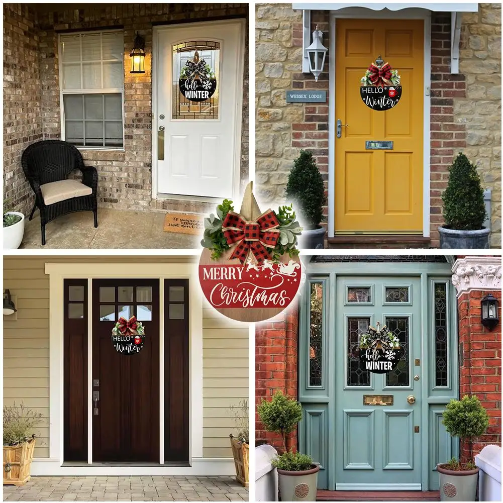 1Pcs Wooden Christmas Door Sign Christmas Door Decoration Party New Supplies N7O8
1Pcs Wooden Christmas Door Sign Christmas Door Decoration Party New Supplies N7O8