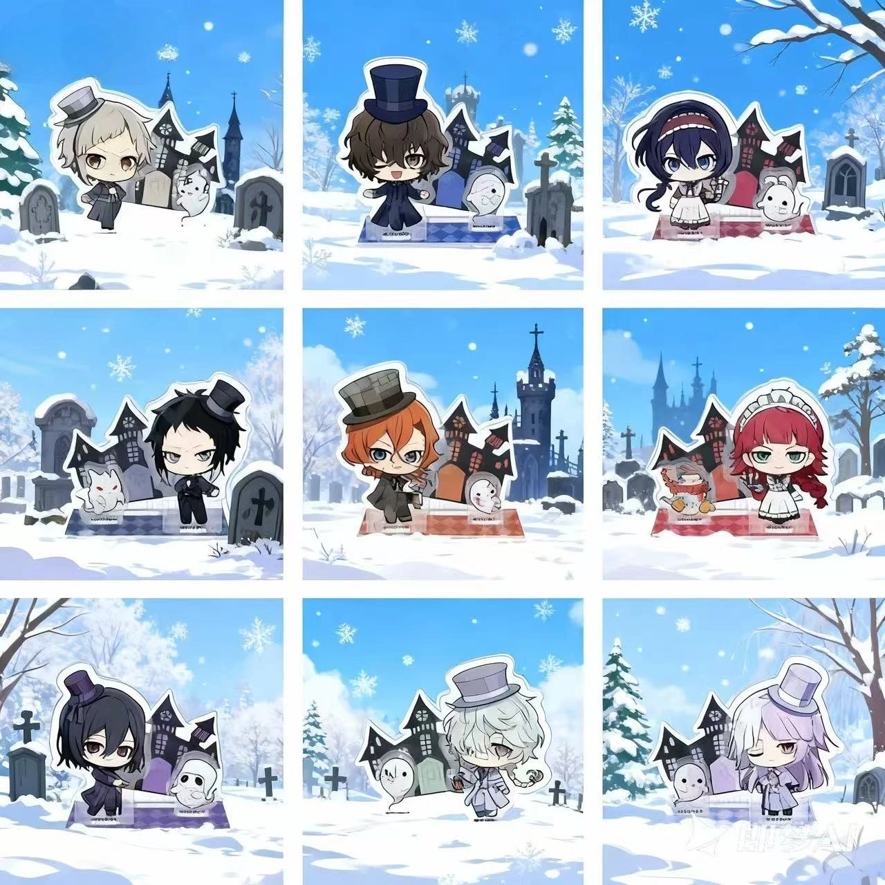 ANIME Dogs Halloween Edition Acg Stand Dazai Osamu Статуя Тыква Edogawa Rampo Шлифовальная пластина Kunikida Doppo Игрушки Подарки
ANIME Dogs Halloween Edition Acg Stand Dazai Osamu Статуя Тыква Edogawa Rampo Шлифовальная пластина Kunikida Doppo Игрушки Подарки