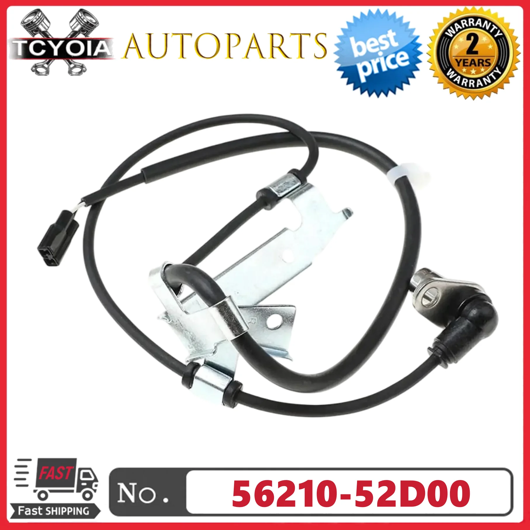 NEW 1X ABS Wheel Speed Sensor For SUZUKI Grand Vitara XL-7 56210-52D00 Front Right
NEW 1X ABS Wheel Speed Sensor For SUZUKI Grand Vitara XL-7 56210-52D00 Front Right