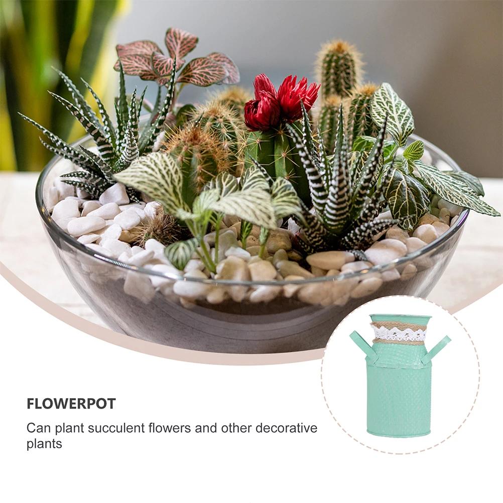 2 Pcs Succulent Planters Rustic Iron Flower Buckets Iron Flower Planter Home Decor Balcony Office Wedding Planter
2 Pcs Succulent Planters Rustic Iron Flower Buckets Iron Flower Planter Home Decor Balcony Office Wedding Planter