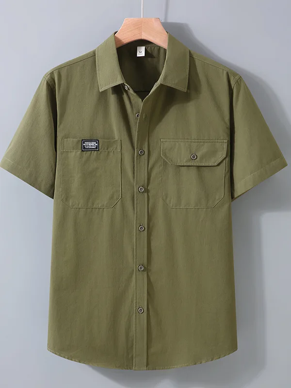 Men's Casual Pure Cotton irt Summer New Sle Loose Versatile irt Faionable Retro Japanese Sle Breathable ort Sve
Men's Casual Pure Cotton irt Summer New Sle Loose Versatile irt Faionable Retro Japanese Sle Breathable ort Sve