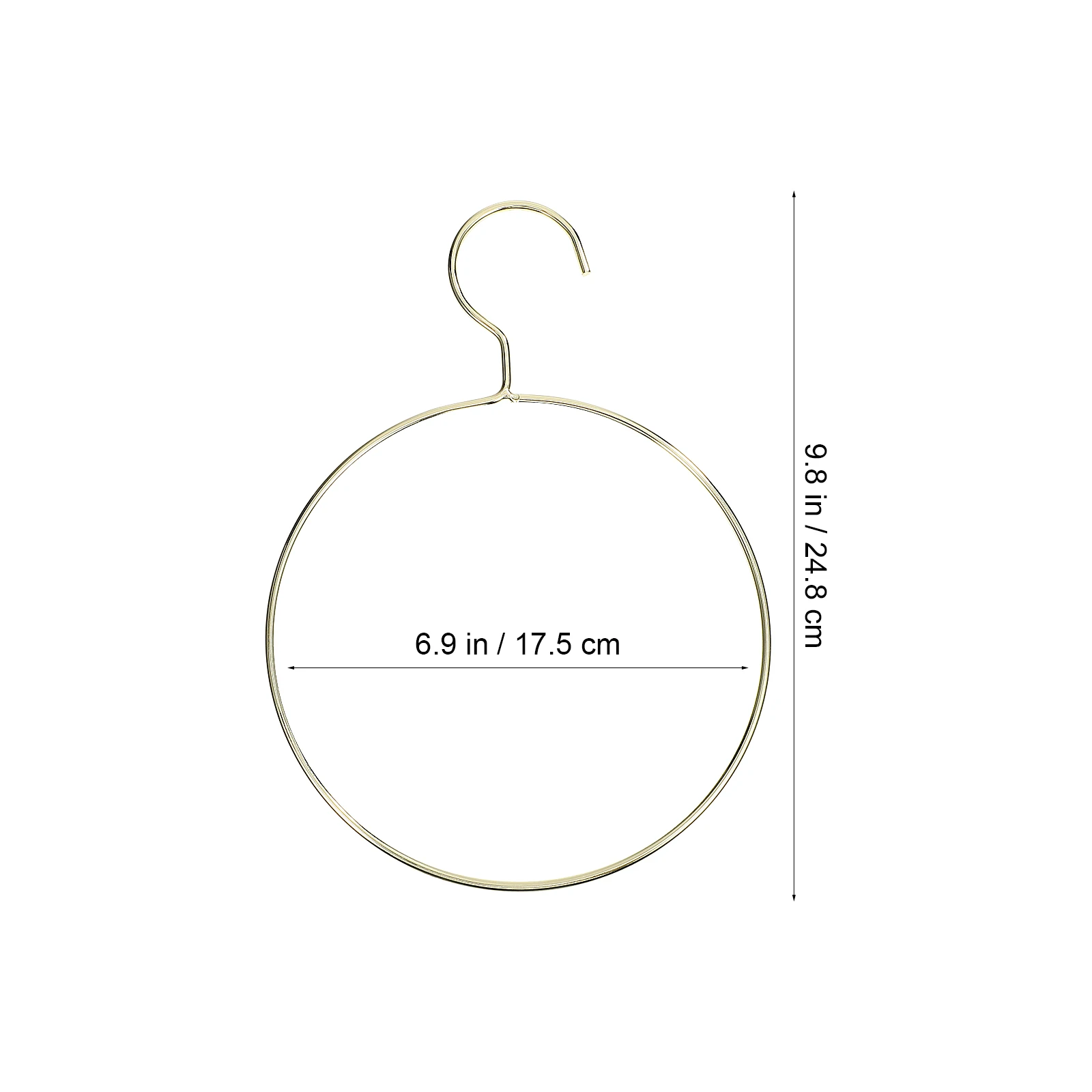 5 Pcs Round Hanger Clothes Hangers for Scarves Circular Scarf Gold Circle Rounded Baby
5 Pcs Round Hanger Clothes Hangers for Scarves Circular Scarf Gold Circle Rounded Baby