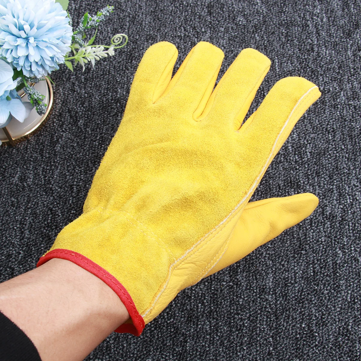 Sharpproof Gardening Gloves Durable Cow Protective Yellow Cattle Electrowelding XL Driving Wear resistant Long term Use
Sharpproof Gardening Gloves Durable Cow Protective Yellow Cattle Electrowelding XL Driving Wear resistant Long term Use