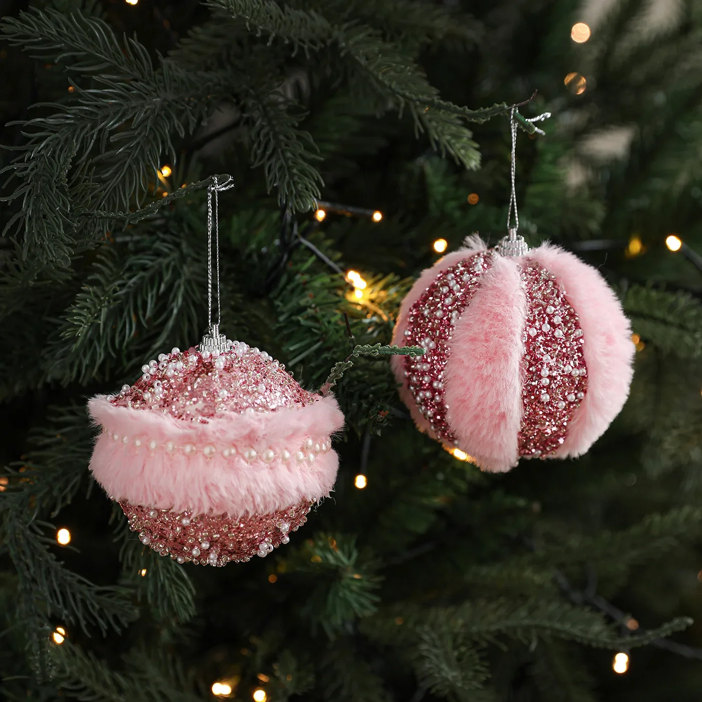 3pcs Pink Plush Foam Balls Christmas Fluffy Petal Xmas Ball 8cm Plush DIY Xmas Tree Atmosphere Layout Pendant for Festive Home
3pcs Pink Plush Foam Balls Christmas Fluffy Petal Xmas Ball 8cm Plush DIY Xmas Tree Atmosphere Layout Pendant for Festive Home
