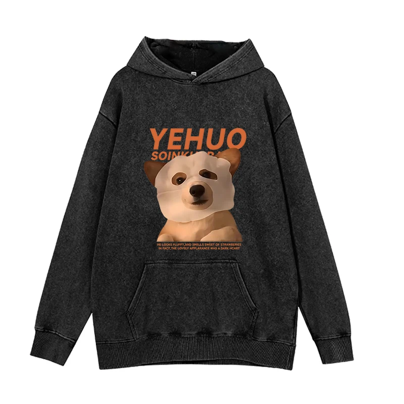Men's and women's hooded sweater Black facial mask dog men's gray fashion casual men's printed hooded sweatshirt
Men's and women's hooded sweater Black facial mask dog men's gray fashion casual men's printed hooded sweatshirt