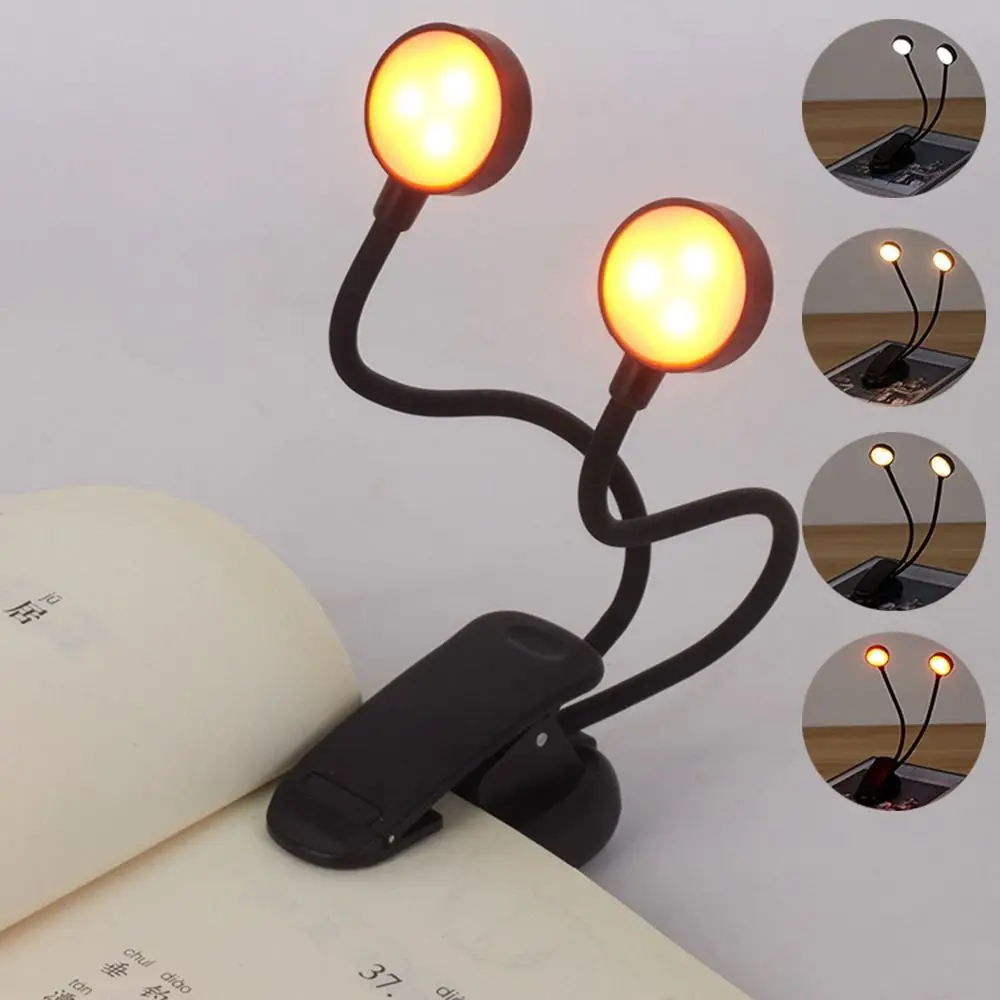 9/18 Leds LED Clip on Reading Light Flexible Gooseneck Design 4 Color Light Portable Book Clip Light Single/Double Head
9/18 Leds LED Clip on Reading Light Flexible Gooseneck Design 4 Color Light Portable Book Clip Light Single/Double Head