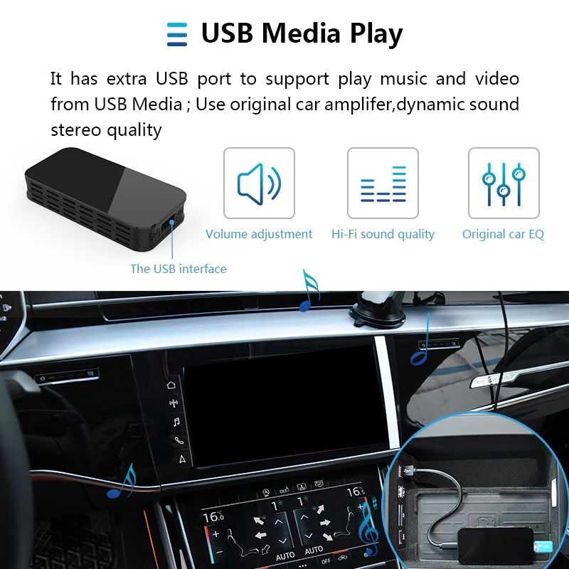 Carplay TV AI Box Support Mirror Link U Disk Video Wifi Wireless Carplay Plug And Play Smart For Any IOS Version Adapter
Carplay TV AI Box Support Mirror Link U Disk Video Wifi Wireless Carplay Plug And Play Smart For Any IOS Version Adapter