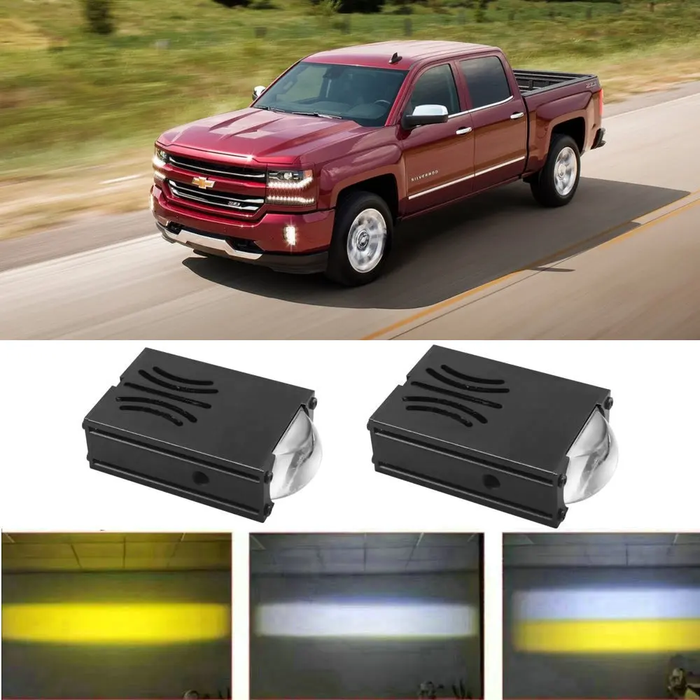 Grille Mount, White/Yellow Dual Color Modules 1.5" LED Fog Lights For Chevrolet Silverado Sonic TRANS SPORT VOLT CORVETTE EPICA
Grille Mount, White/Yellow Dual Color Modules 1.5" LED Fog Lights For Chevrolet Silverado Sonic TRANS SPORT VOLT CORVETTE EPICA