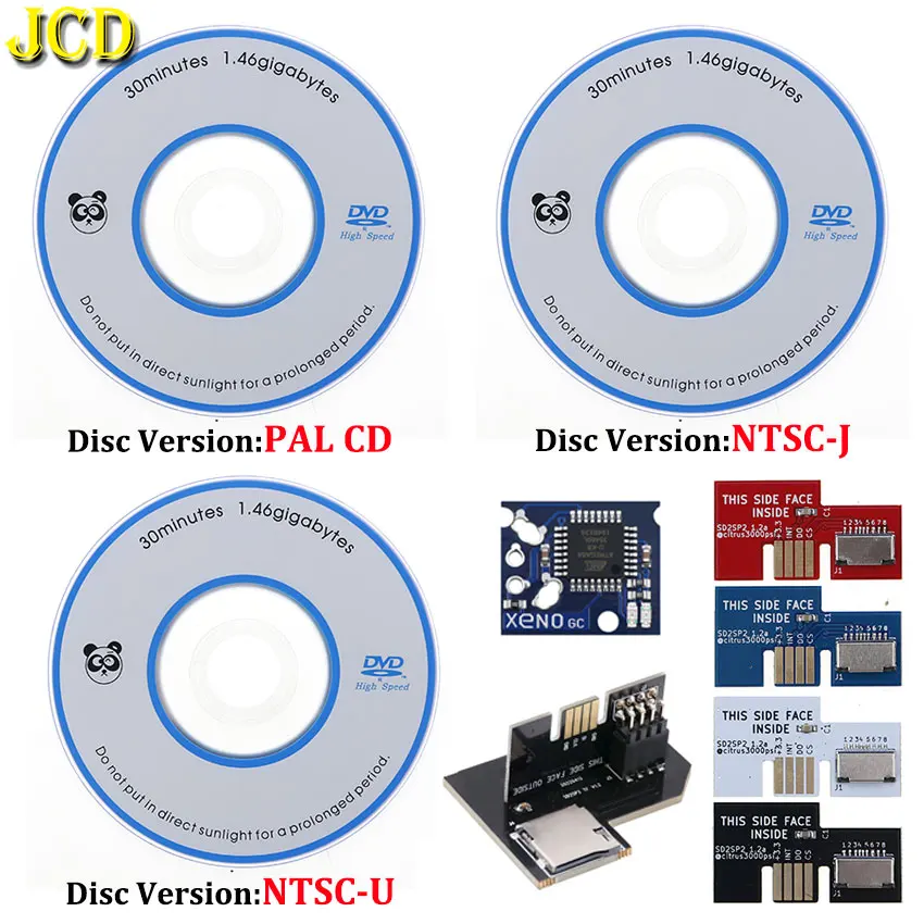 JCD SD2SP2 Adapter Micro SD Card TF Reader & Swiss Boot Disc Mini DVD & Xeno GC Mod Direct Reading Chip For Gamecube NGC
JCD SD2SP2 Adapter Micro SD Card TF Reader & Swiss Boot Disc Mini DVD & Xeno GC Mod Direct Reading Chip For Gamecube NGC