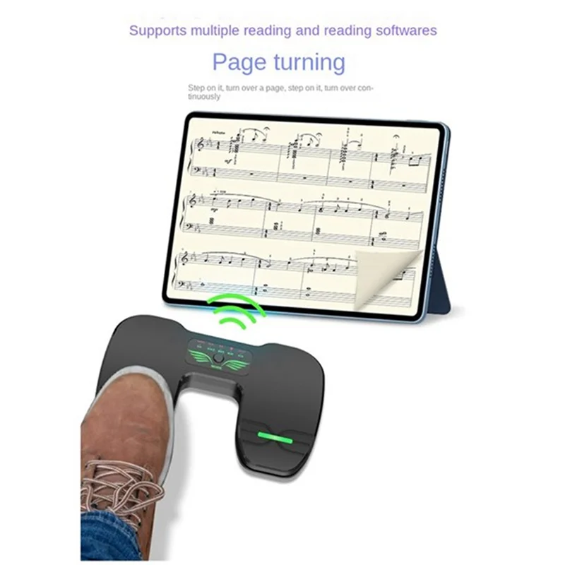 ABJM-Wireless Foot Pedal Double Switch Music Page Turner Silent Foot Pedal For Tablets Smartphones Anti-Skid Durable Easy To Use
ABJM-Wireless Foot Pedal Double Switch Music Page Turner Silent Foot Pedal For Tablets Smartphones Anti-Skid Durable Easy To Use