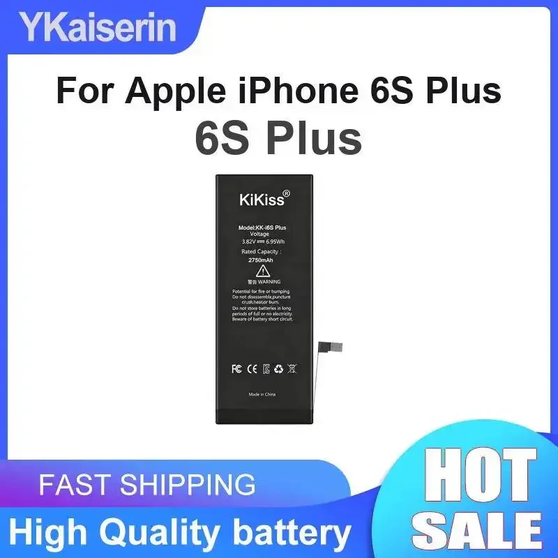 Hardwearing 2750mAh For Apple iPhone 6S Plus Mobile Phone Battery
Hardwearing 2750mAh For Apple iPhone 6S Plus Mobile Phone Battery