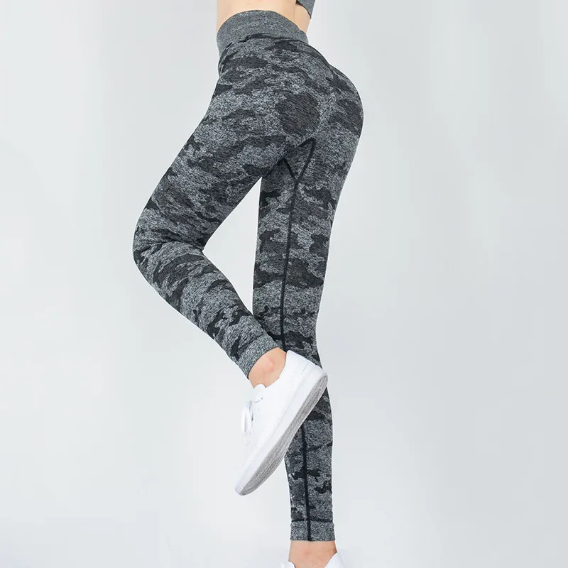 Seamless Camouflage Yoga Pants Sports Fitness High Waist Hip-lifting Hollow Skinny Trousers Workkout Gym Leggings for Women
Seamless Camouflage Yoga Pants Sports Fitness High Waist Hip-lifting Hollow Skinny Trousers Workkout Gym Leggings for Women