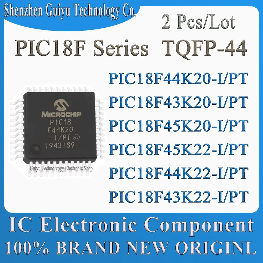 2 Pcs/Lot PIC18F44K20-I/PT PIC18F43K20-I PIC18F45K20-I PIC18F45K22-I PIC18F44K22-I PIC18F43K22-I PIC18F TQFP-44 IC MCU Chip
2 Pcs/Lot PIC18F44K20-I/PT PIC18F43K20-I PIC18F45K20-I PIC18F45K22-I PIC18F44K22-I PIC18F43K22-I PIC18F TQFP-44 IC MCU Chip