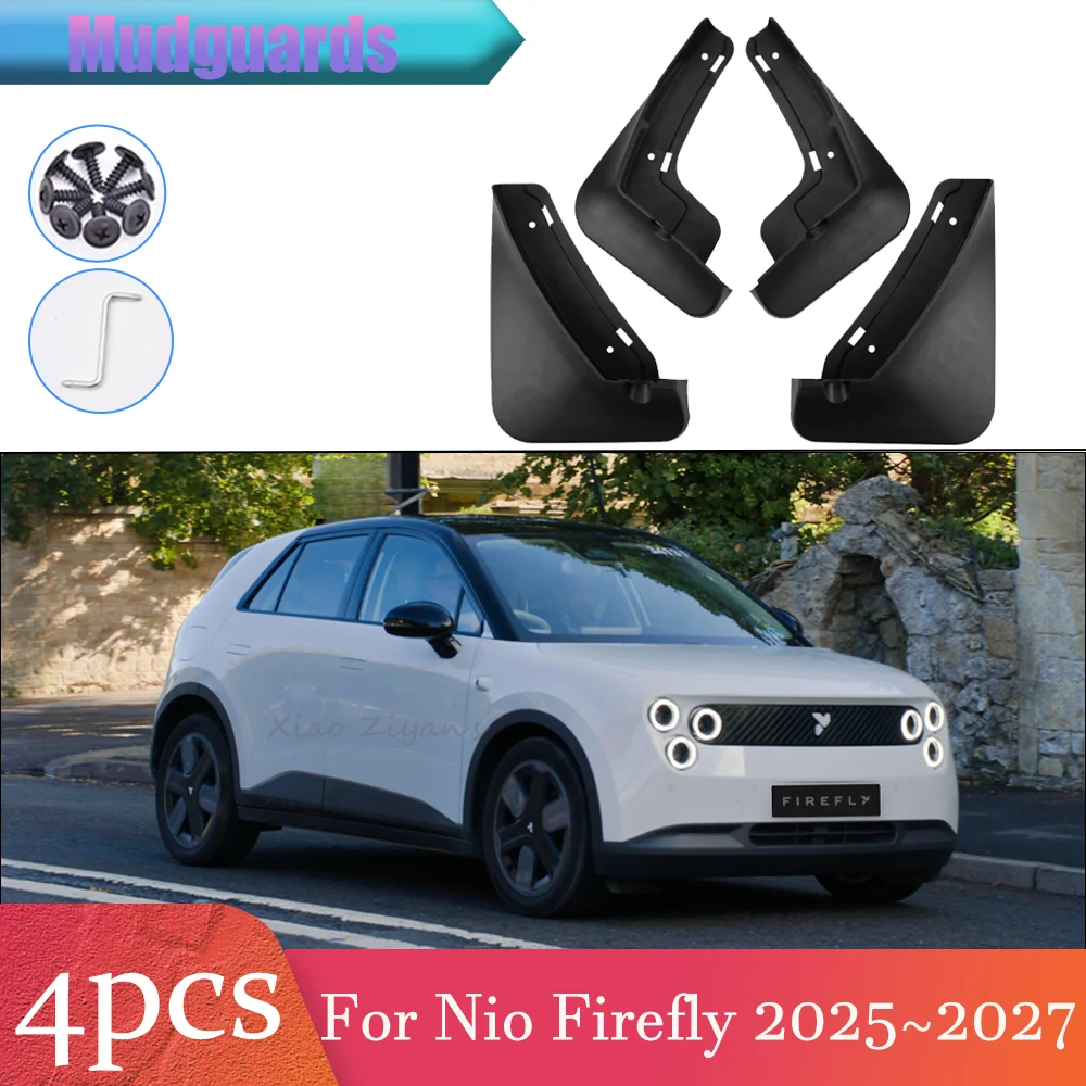 For Nio Firefly 2025~2027 2026 PP Car Wheel Mudguard Flaps Mud Skin Cover Guards Fenders Splash Parts Protect Accessories 4PCS
For Nio Firefly 2025~2027 2026 PP Car Wheel Mudguard Flaps Mud Skin Cover Guards Fenders Splash Parts Protect Accessories 4PCS