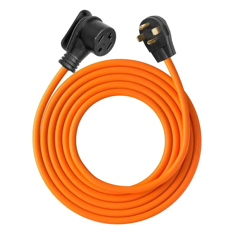 10 ft Dryer Extension Cord, 4-Prong NEMA 14-30P to 14-30R Dryer Cord, 125V/250V, STW 10AWG/4C, 30A, Pure Copper Wire Cable with Black Non-woven Bag and PVC Cable Tie, for Outdoor & Indoor Use
10 ft Dryer Extension Cord, 4-Prong NEMA 14-30P to 14-30R Dryer Cord, 125V/250V, STW 10AWG/4C, 30A, Pure Copper Wire Cable with Black Non-woven Bag and PVC Cable Tie, for Outdoor & Indoor Use