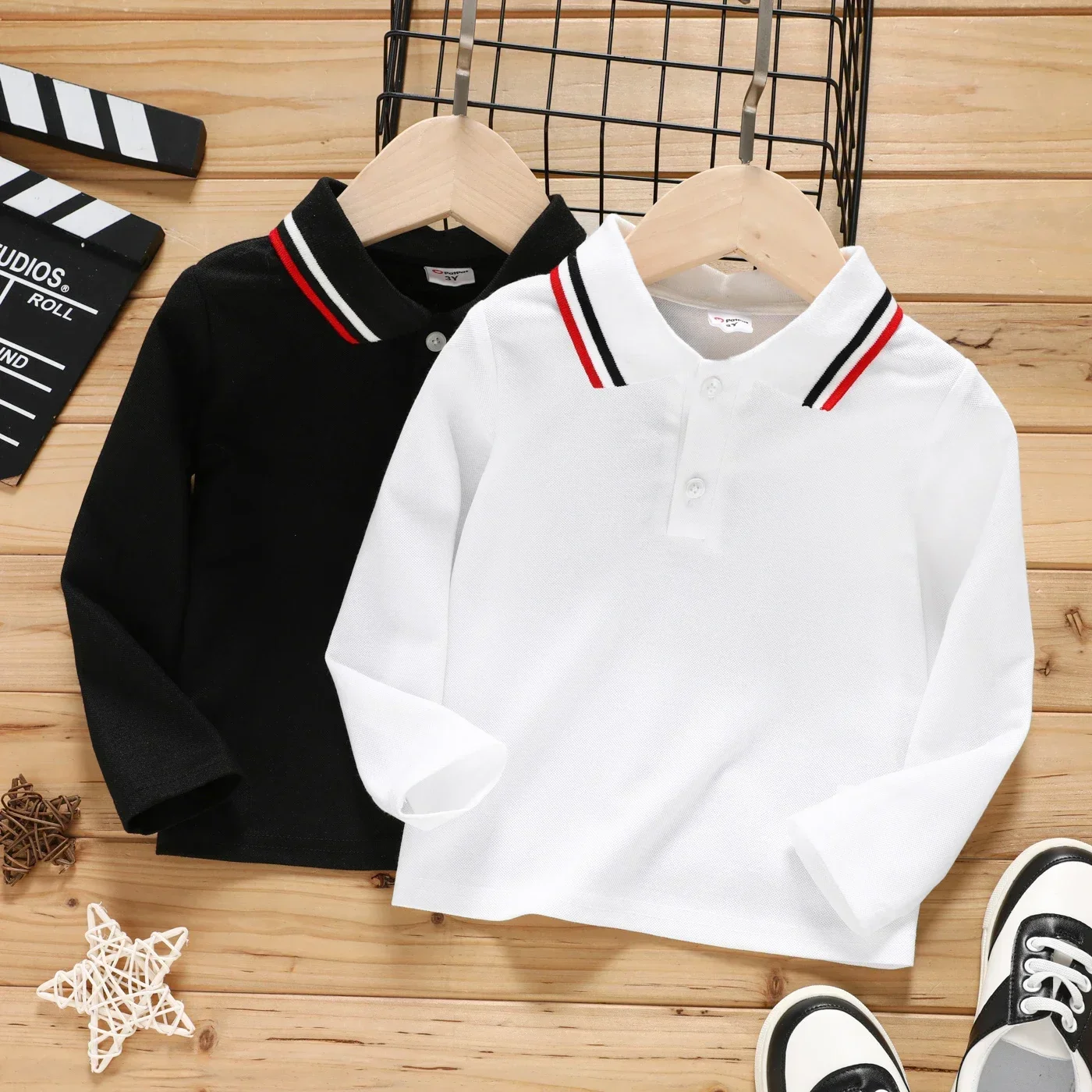 PatPat Полосатая рубашка-поло с длинными рукавами для маленьких мальчиков, классический повседневный удобный топ
PatPat Полосатая рубашка-поло с длинными рукавами для маленьких мальчиков, классический повседневный удобный топ