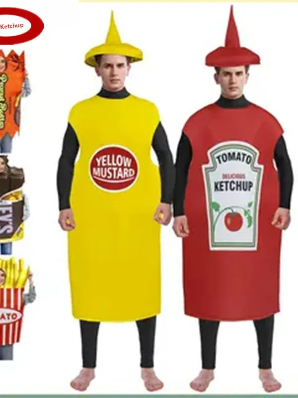Хэллоуин сценический костюм картофеля фри ат соус салат Dr полиэфирное волокно 00% забавный кукольный наряд
Хэллоуин сценический костюм картофеля фри ат соус салат Dr полиэфирное волокно 00% забавный кукольный наряд