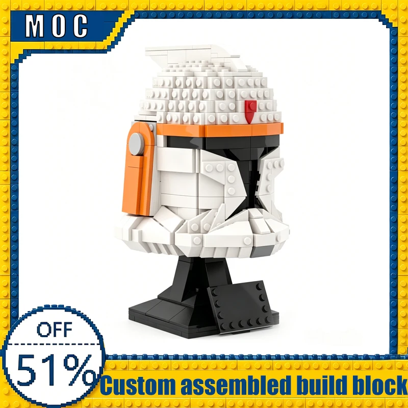 NEW 733PCS Customize P1 Character Helmet Hero Bust MOC Model Building Blocks Assembly Toy Educational Learning Birthday Gifts
NEW 733PCS Customize P1 Character Helmet Hero Bust MOC Model Building Blocks Assembly Toy Educational Learning Birthday Gifts
