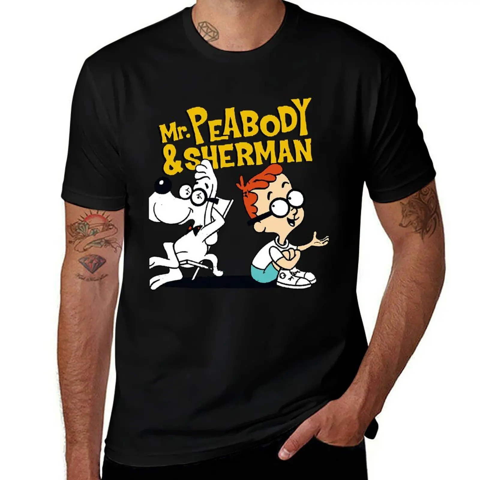 Day Gift For Green Mr Peabody And Sherman Gift Music Fans T-Shirt Plus Size Loose Short Sleeve Top
Day Gift For Green Mr Peabody And Sherman Gift Music Fans T-Shirt Plus Size Loose Short Sleeve Top