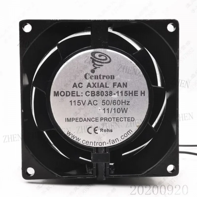 Y ДЛЯ Centron CB8038-115HE H 115 В 8038 8 см устойчивый к высоким температурам вентилятор
Y ДЛЯ Centron CB8038-115HE H 115 В 8038 8 см устойчивый к высоким температурам вентилятор