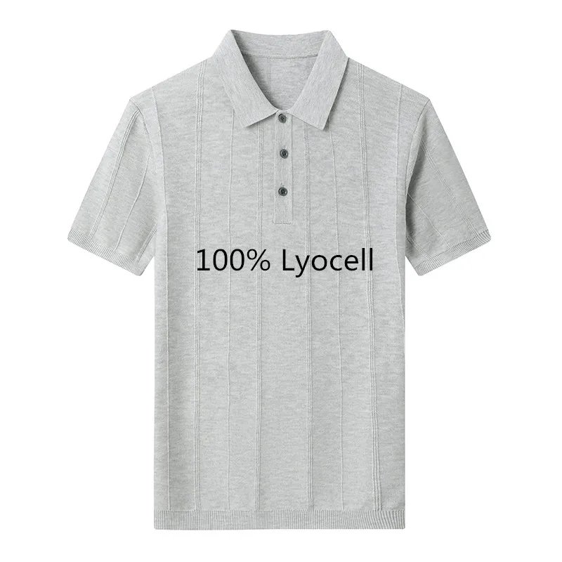 Good 100% Lyocell Knitwear Men 2026 Summer Trendy Breatable Knitting Polo Shirt Short Sleeve Clothes Pullover Knit t-shirts
Good 100% Lyocell Knitwear Men 2026 Summer Trendy Breatable Knitting Polo Shirt Short Sleeve Clothes Pullover Knit t-shirts